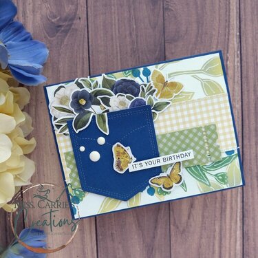 Simple Spring Pocket Card