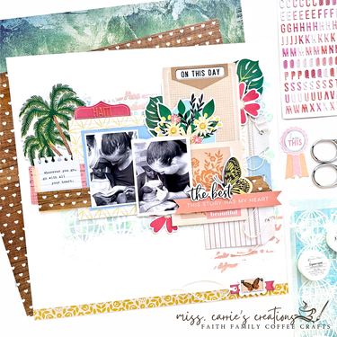 Heartfelt Memories Scrapbook Page