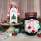 Christmas Jelly Jar Wrappings