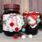 Christmas Jelly Jar Wrappings