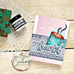 Winter Thank You Coffee Card