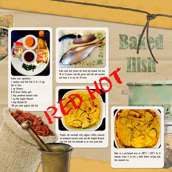 Red Hot Baked Ilish