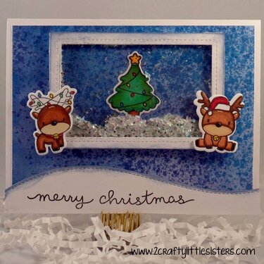 Reindeer Fun Shaker Card