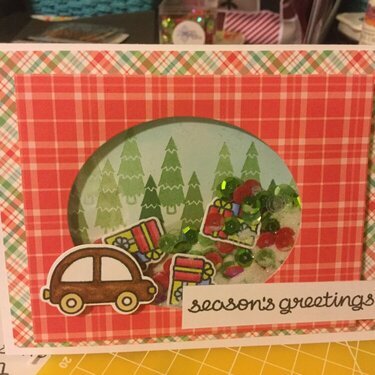 Home for the Holidays Shaker Card