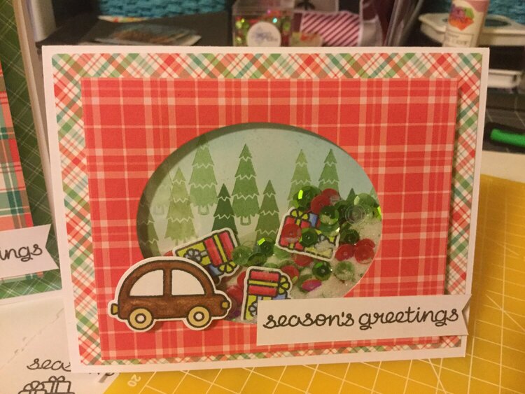 Home for the Holidays Shaker Card