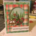 Seasons Greetings Shaker Card