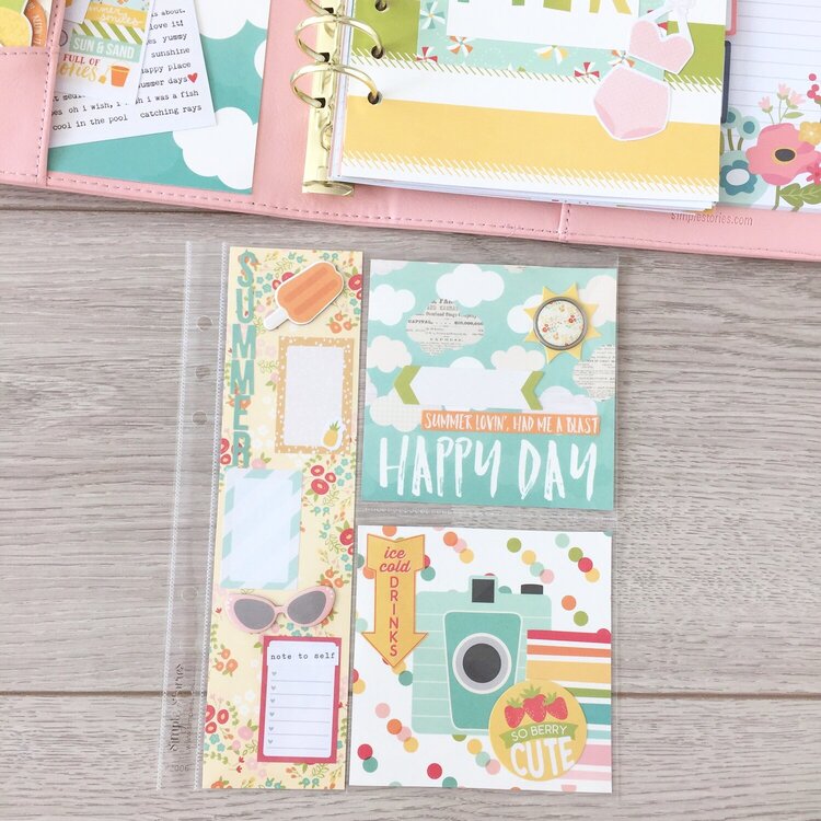 Summer pocket page for my planner