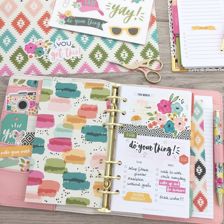 Planner setup Good vibes