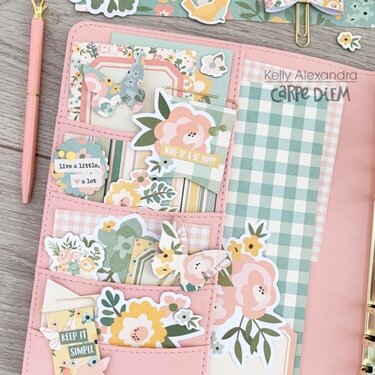 Springtime planner decorations