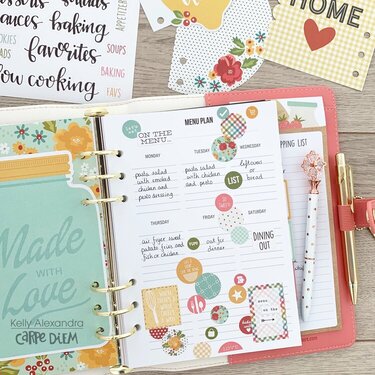 Carpe Diem recipe planner