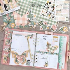 Butterfly planner spread