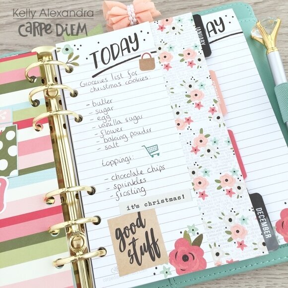 Planner setup for winter