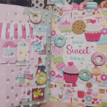 Sweets travelers notebook dashboard