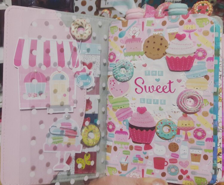 Sweets travelers notebook dashboard