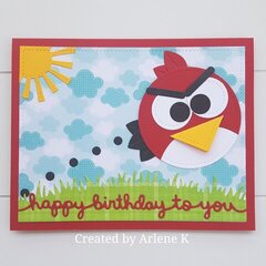 "Angry Bird"card