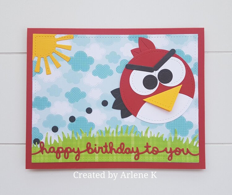 &quot;Angry Bird&quot;card