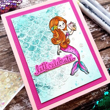Mermaid card!