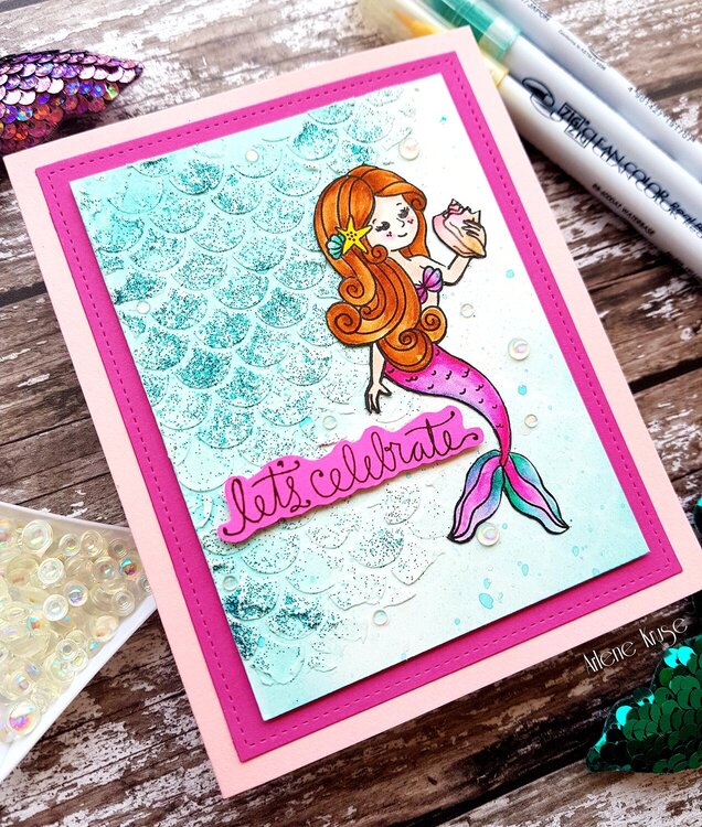 Mermaid card!