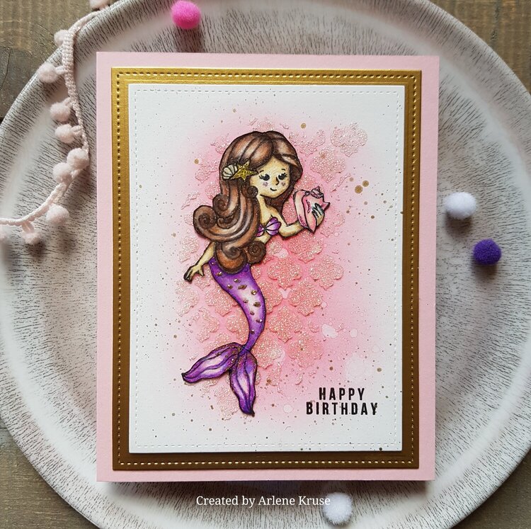 Mermaid card!!