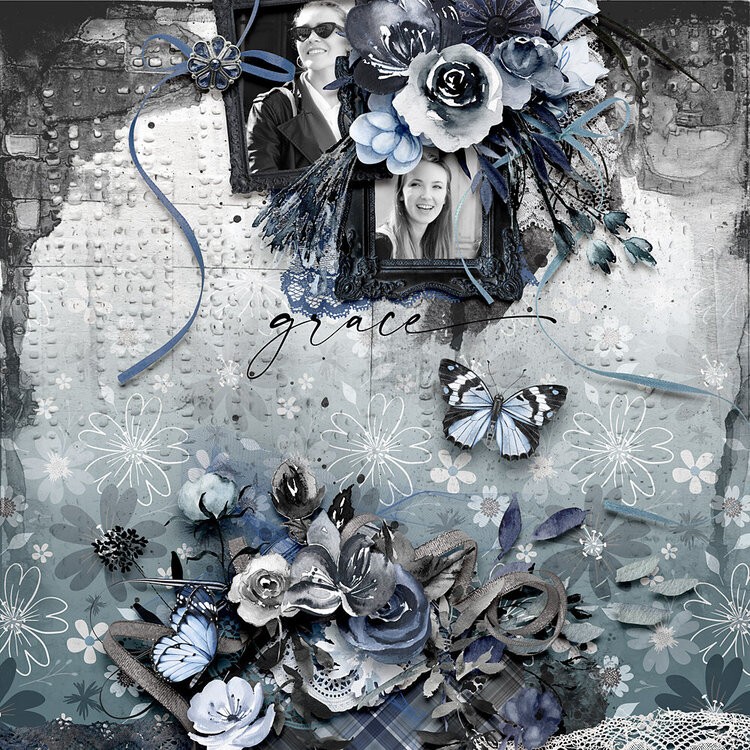 Midnight Garden Templates by Heartstrings Scrap Art