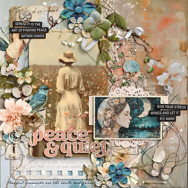  Serenity Captured by Heartstrings Scrap Art