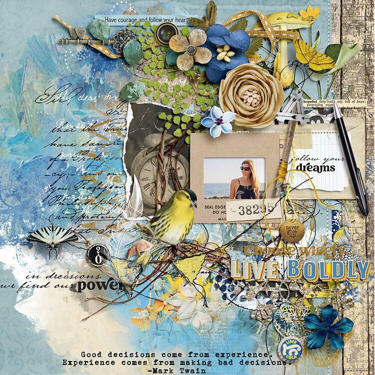Decide Your Story by Jen Maddocks Designs &amp; Heartstrings Scrap Art Collabs