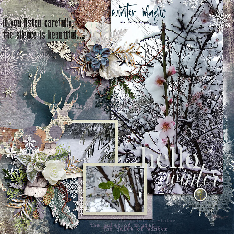 Winter Woods by Jen Maddocks Designs &amp; Heartstrings Scrap Art Colabs