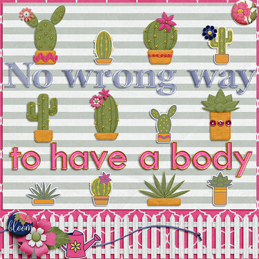 No wrong way to have a body