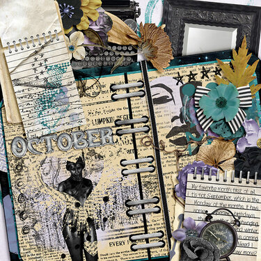 The Cherry On Top The Raven Scrapbooking Kit Collaboration with Art &amp; Life Scraps