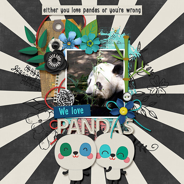 We love pandas
