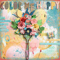 Color Me Happy by Mixed Media by Erin