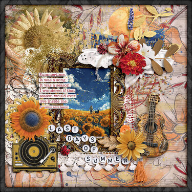 Eternal Summer by Mixed Media by Erin