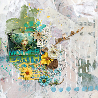 Mother Earth by Mixed Media by Erin