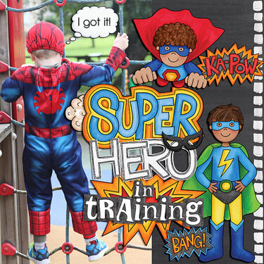 Superhero in training