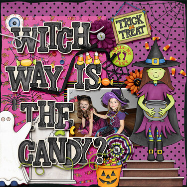 Witch way is the candy?