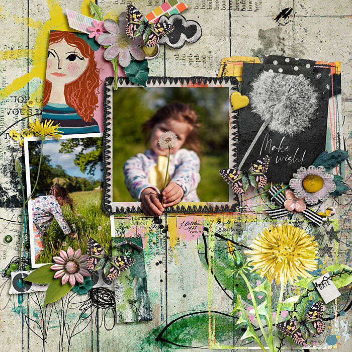 Dandelion Wishes bundle by Little Butterfly Wings &amp; Pink Reptile Designs