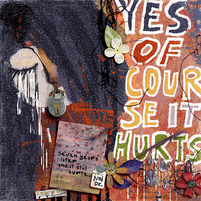   Yes, of course it hurts (digital kit) by Little Butterfly Wings