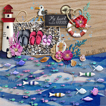 Captured Glimmers: A Harbor for the Heart by Sweet Doll designs