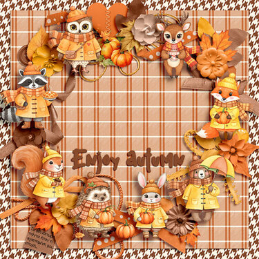 Autumn Animals by The Scrappy Kat
