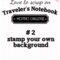 New challenge about Traveler's notebook!