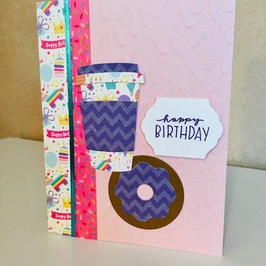 Coffee and Donuts Teen Birthday Card