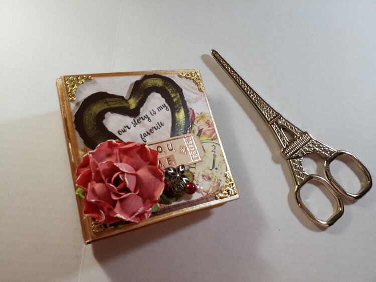 Love clippings collection chipboard tiny