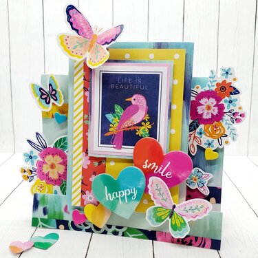 Life is Beautiful easel card