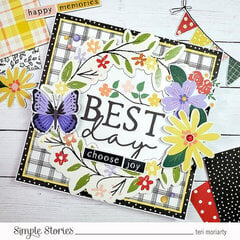 Simple Stories - The Little Things collection handmade card