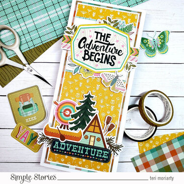 Simple Stories - Trail Mix Collection - Slimline Card