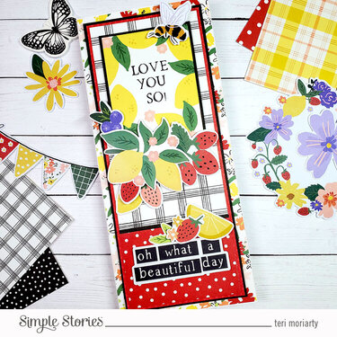 Simple Stories - The Little Things collection - Slimline Card