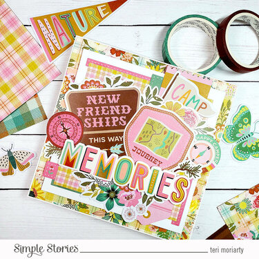 Simple Stories - Trail Mix Collection - Handmade Card