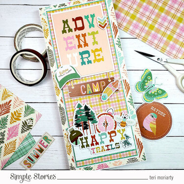 Simple Stories - Trail Mix Collection - Slimline Card