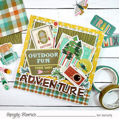 Simple Stories - Trail Mix Collection - Handmade Card