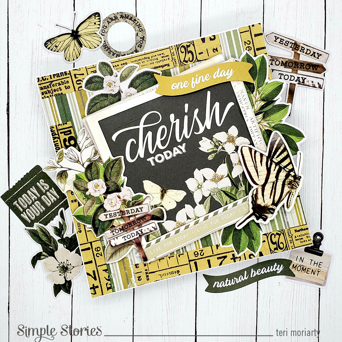 Simple Stories - Simple Vintage Weathered Garden Collection - 12 x 12  Cardstock Stickers